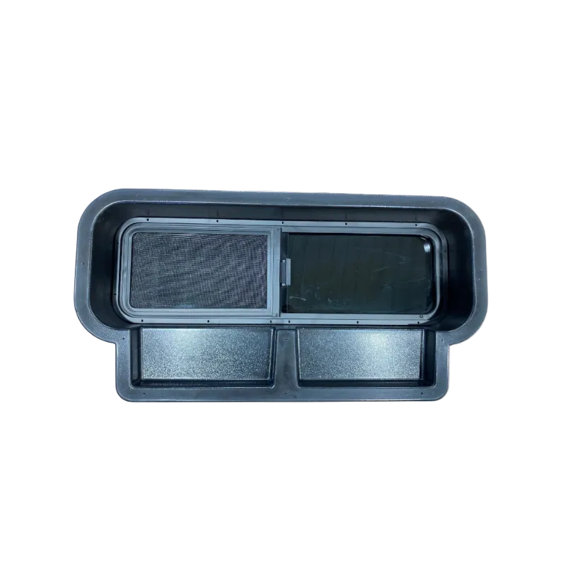 Ford Transit 10x33 Bunk Window Trim Ring with Storage Cubbies