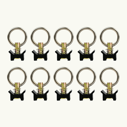 Venture L-Track Adjustable Tie Down Ring (10 Pack)