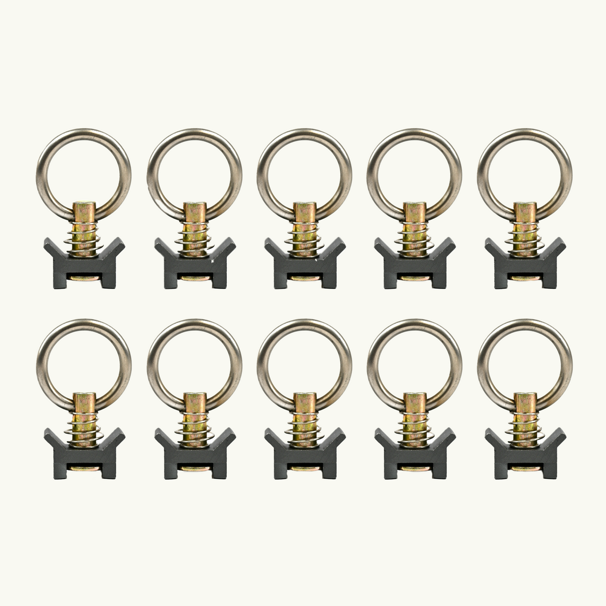 Venture L-Track Adjustable Tie Down Ring (10 Pack)